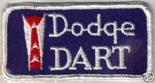 DODGE DART PATCH MoPar GASSER RAT HOT ROD DRAG RACING JACKET OLD