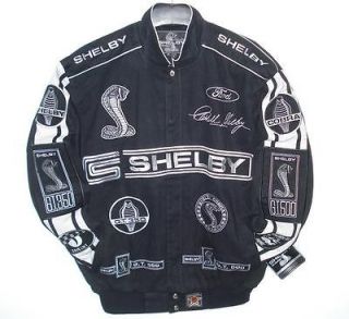 SIZE L AUTHENTIC FORD MUSTANG Shelby Cobra Racing EMBROIDERED Jacket