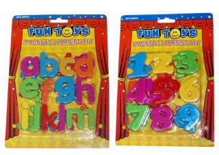 ! MAGNETIC ALPHABET LETTERS or NUMBERS Educational Toy Fridge Magnets