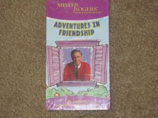 MISTER ROGERS NEIGHBORHOOD: ADVENTURES IN FRIENDSHIP VHS~NEW & SEALED!