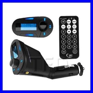 USB Car  SD Card Player With Audio FM Transmitter Remote Control