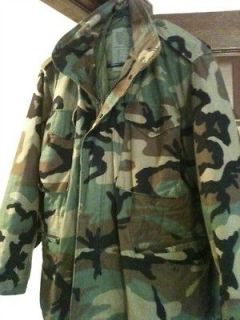 USGI M65 Field Jacket & M65 Field Pants Cold Weather Woodland Camo
