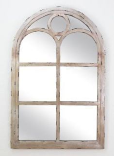 Arch Top Window Pane Mirror
