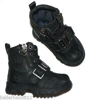 Toddlers Polo Ralph Lauren Andres Boots black new