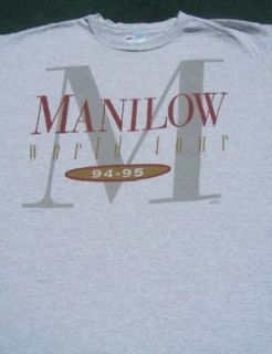 BARRY MANILOW 1994 95 World Tour XL concert T SHIRT