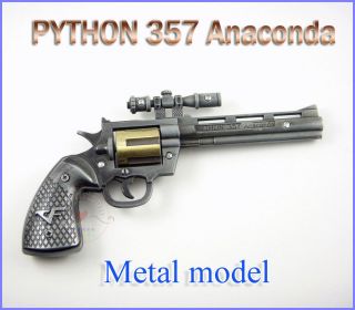 Metal model Colt Python 357 Anaconda King cobra Revolver pistol Toy