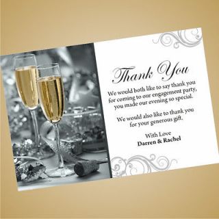 Personalised Engagement Thank You Cards by Jumpfox
