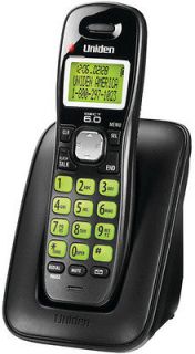 listed UNIDEN D1364 DECT 6.0 Cordless Phone System Black NEW 1364