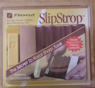 SLIP STROP BY FLEXCUT PW12 FOR TOOL SHARPENING, STROPPING & FINAL