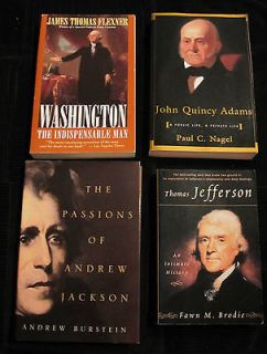 BOOKS U.S.PRESIDENTS GEORGE WASHINGTON,ANDREW JACKSON,THOMAS JEFFERSON