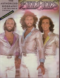 GEES AUTHORISED BIOGRAPHY BOOK 161 PAGES MNT BARRY ROBIN MAURICE GIBB