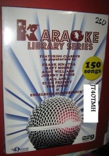 FRANK SINATRA MATT MONROE ANDY WILLIAMS DVD KARAOKE 150 SONGS SING A