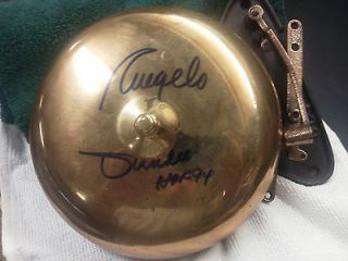 Fifth St. Gym Bell, Signed by Angelo Dundee w/Dundee LOA