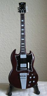 Angus Young Red Gibson SG mini guitar