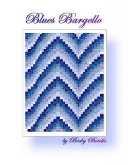 Blues Bargello Quilt Pattern PDF