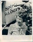 1977 Mrs Charles Lindbergh Anne Morrow Poses Spirit of St Louis