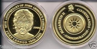 ~25TH ANNIVERSARY OF DEATH~ 1940 1980~24KT GOLD COMMEMORATIVE COIN