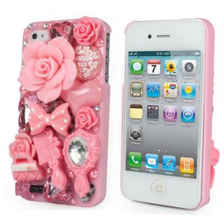 New Fashion Bling Anna Sui Crystal Hard Case Cover For Apple iPhone 4G