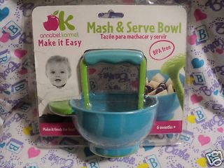 New Annabel Karmel Freshfoods Infantino   Mash & Serve Baby Bowl