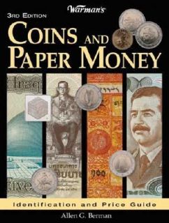Warmans Coins & Paper Money ID Value Berman New Book Price Antique