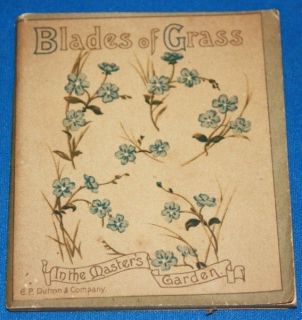 VINTAGE IN THE MASTERS GARDEN BLADES OF GRASS TEXT BOOK