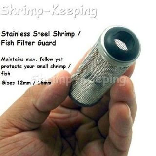Stainless Steel Mesh Filter Guard Shrimp Fish Aquarium