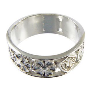 NEW Womens LDS Sterling Silver April Flowers CTR Ring