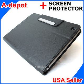 Wallet PU Leather magnetic flap Cover Case Screen For Apple iPad mini