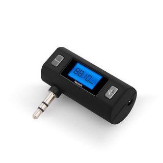 Compact 3.5mm Mini Music FM Transmitter For Apple iPhone 5