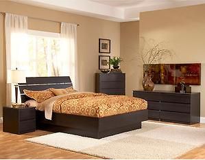 Full Size Platform Bed Set Headboard Furniture Sale New