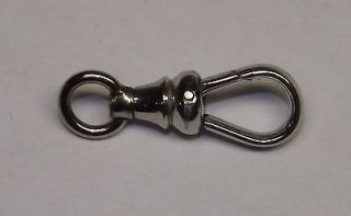 Swivel For Antique Pocket Watch White Silver Plated NEW Large 23 mm