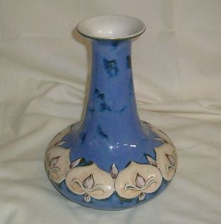 GORGEOUS VINTAGE ARTS & CRAFTS AMERICAN EARTHENWARE POTTERY BLUE