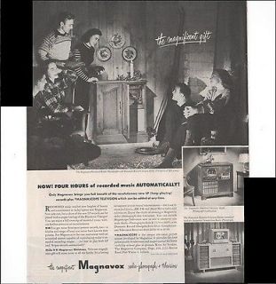 Magnavox Radio Phonograph Television Home 1948 Vintage Antique