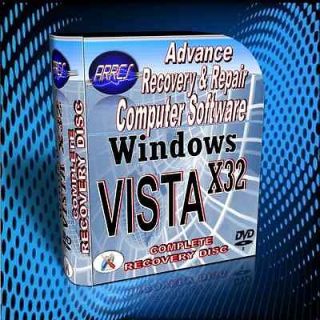 WINDOWS Vista X32 HOME BASIC REPAIR RECOVERY DVD~DISC~FIX PC