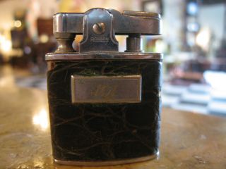 Vintage Ronson Princess Leather Wrapped Lighter