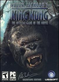 King Kong +Manual PC CD movie based giant ape vs dinosaurs game
