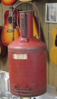 Antique Gas Pump Can 5 Gallon By Brookins.
