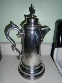 Antique Tall Quadruple Silverplate Barbour Silver Co   Teapot #2407