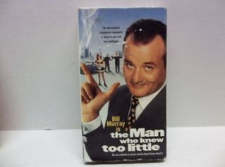 Knew Too Little VHS Comedy spoof Movie video VCR tape   Bill Murray