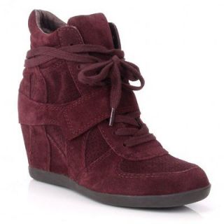 NS AW12 ASH BOWIE PRUNE WEDGE TRAINERS UK3 7 EUR35,36,37,38 ,39,40 rp
