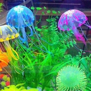Simulation Jellyfish for Aquarium Fish Tank Ornament Swim Pool Bath