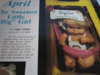 5pg Remco SWEET APRIL Doll ARticle SWEETEST LITTLE BIG GIRL/ Cindy