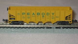 AHM Minitrains N Scale Peabody Open Hopper # 4364 train car