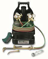 Portable Gas Torch Kit  New Welding Cutting Regulators Hose Cylinders