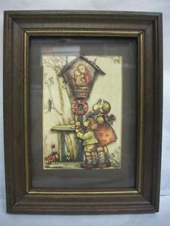 Vtg Hummel Raised Art Layered Paper 3D Picture Hand Made Virgin Mary