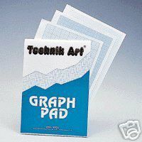TECHNIK ART GRAPH PAD PAPER 1,5 & 10MM A3 40 SHEETS