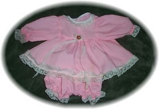 Dainty Dress panty pink lace so pretty 8 in Long 13 14 Baby doll