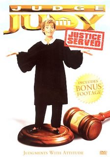 Newly listed Judge Judy   Justice Served (DVD, 2007)