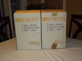 ROBERTS S 904 Pair of vintage Omni Sound Speaker System