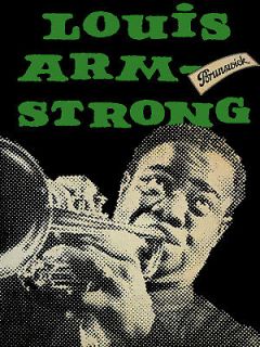 Jazz Vintage Poster.Louis Armstrong.Home art Decor 802i